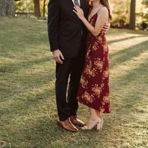 Park & Fifth Wrap Dress - XS - Red Floral